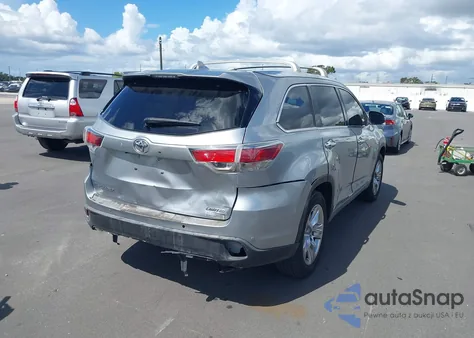 2016 Toyota Highlander Limited Platinum V6 z USA, uszkodzony, nr VIN 5TDYKRFH4GS158153